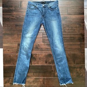 Mid Rise Legging Stretch Denim from Express